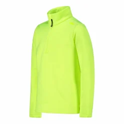 Jungen Stretch Performance Stehkragenshirt mit kurzem Reißverschluss