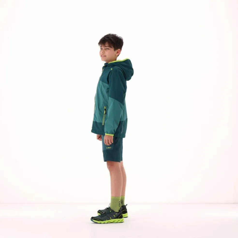 Jungen-Shell aus zweifarbigem Ripstop