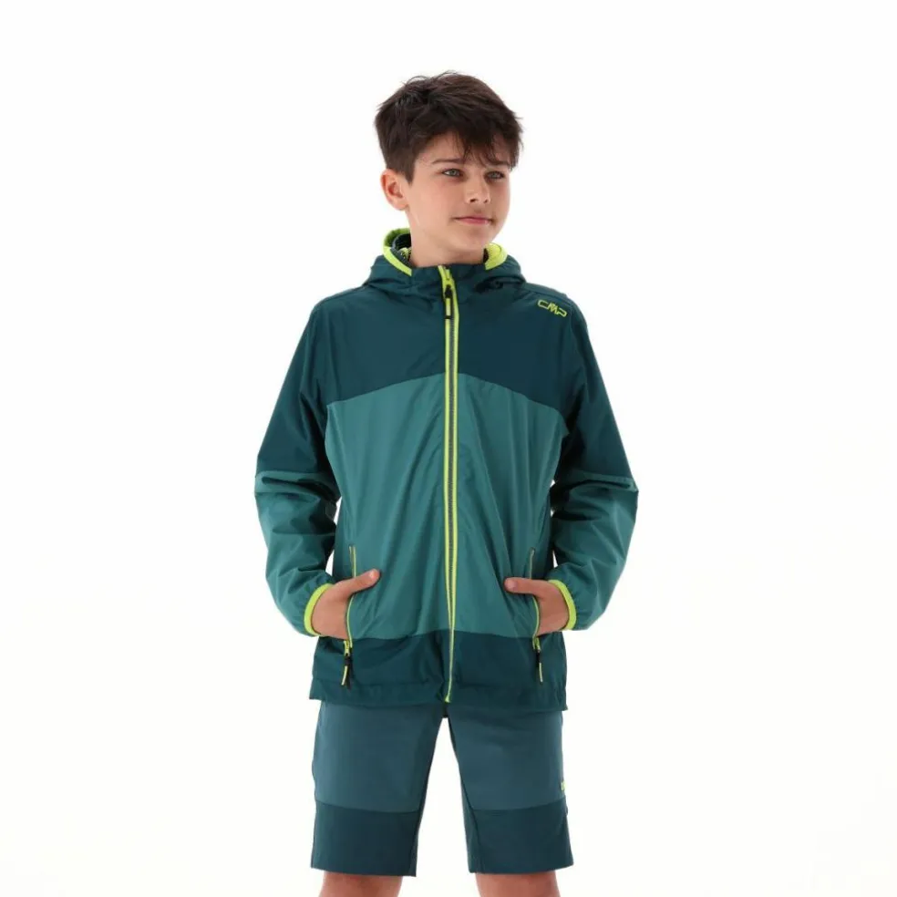 Jungen-Shell aus zweifarbigem Ripstop