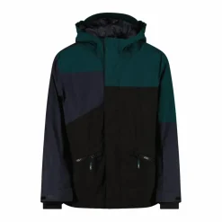 Jungen-Skijacke aus Twill mit fester Kapuze