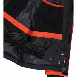 Jungen-Skijacke aus Twill mit fester Kapuze