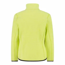 Kapuzenlose Mädchen schweres Fleecejacke Knit-Tech in melierter Optik