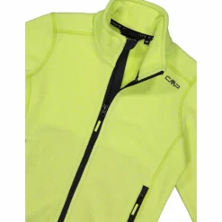 Kapuzenlose Mädchen schweres Fleecejacke Knit-Tech in melierter Optik