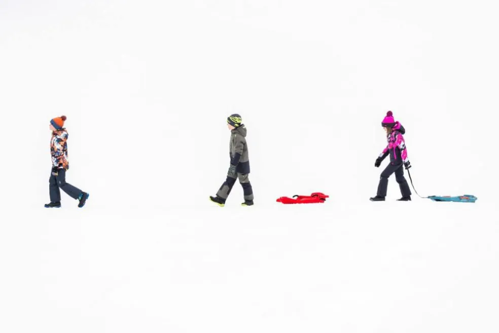 Kinder Mehrfarbige, wattierte Softshell-Handschuhe