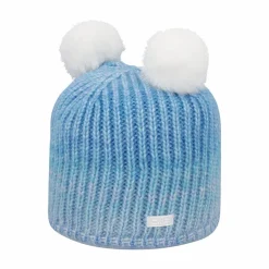 Kinder-Mütze mit doppeltem Bommel