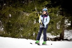 Kinder-Skihelm mit Visier WJ-2