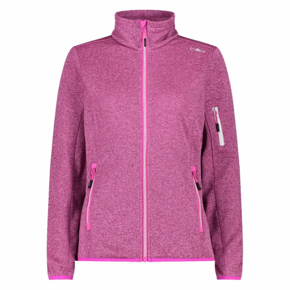 Knit-Tech-Fleece mit Inner Layer aus Mesh