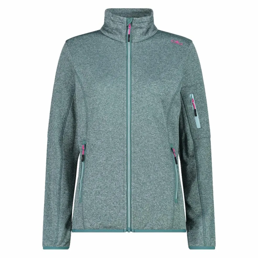 Knit-Tech-Fleece mit Inner Layer aus Mesh