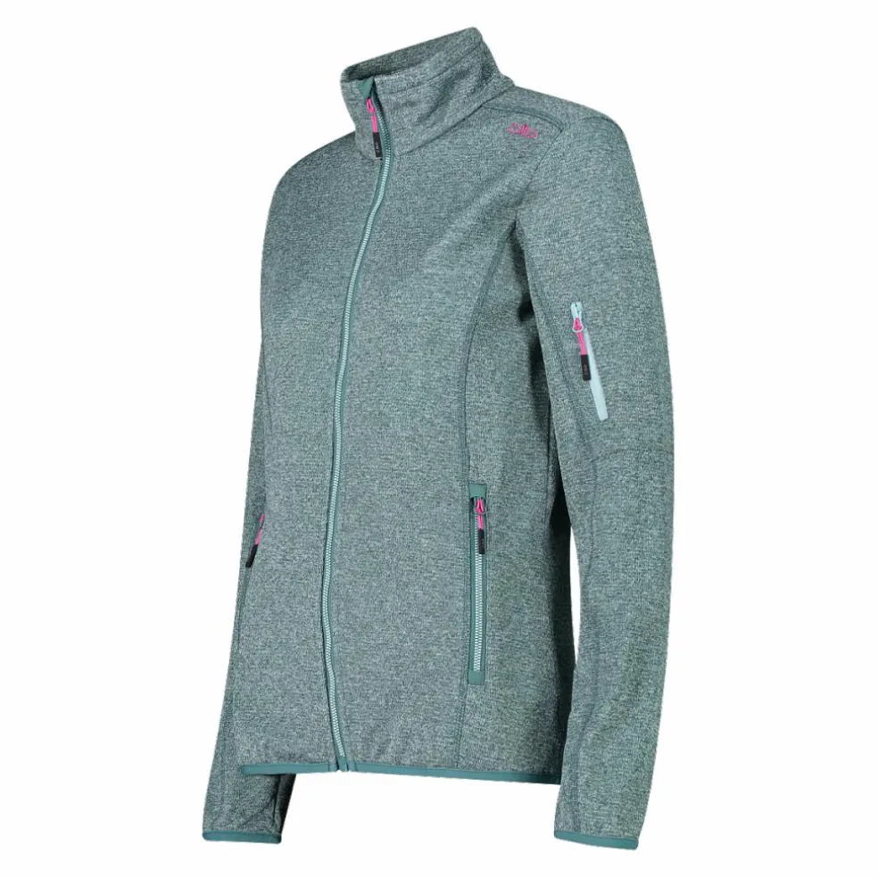 Knit-Tech-Fleece mit Inner Layer aus Mesh