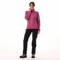 Knit-Tech-Fleece mit Inner Layer aus Mesh