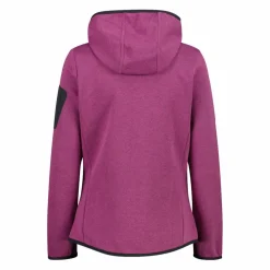 Knit-Tech-Fleece mit Kapuze und Mesh