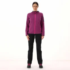 Knit-Tech-Fleece mit Kapuze und Mesh