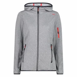 Knit-Tech-Fleece mit Kapuze und Mesh