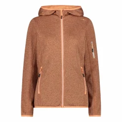 Knit-Tech-Fleece mit Kapuze und Mesh