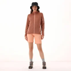 Knit-Tech-Fleece mit Kapuze und Mesh