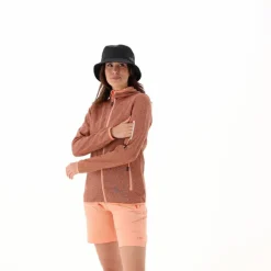 Knit-Tech-Fleece mit Kapuze und Mesh