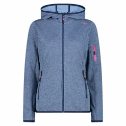 Knit-Tech-Fleece mit Kapuze und Mesh