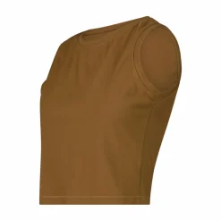 Kurzes Damen-Tanktop aus Stretch-Polyamid