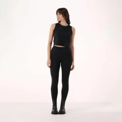 Kurzes Damen-Tanktop aus Stretch-Polyamid