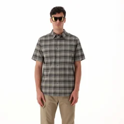 Kurzärmliges Hemd mit Karomuster für Herren