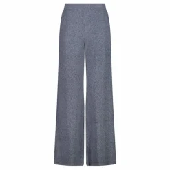 Lange Damenhose aus meliertem Jerseystoff
