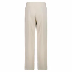 Lange Damenhosen im Regular Fit aus Modal mit matt glänzendem Finish