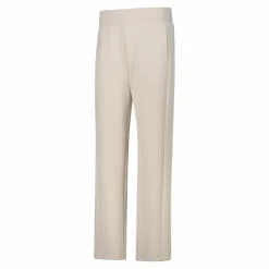 Lange Damenhosen im Regular Fit aus Modal mit matt glänzendem Finish