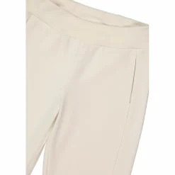 Lange Damenhosen im Regular Fit aus Modal mit matt glänzendem Finish