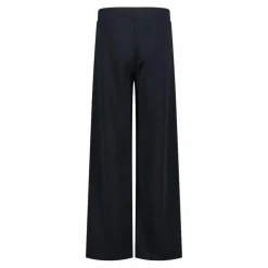 Lange Damenhosen mit weitem Bein aus Modal mit matt glänzendem Finish