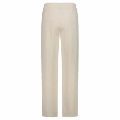 Lange Damenhosen mit weitem Bein aus Modal mit matt glänzendem Finish