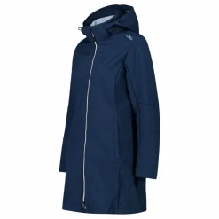 Lange Damenjacke aus Softshell