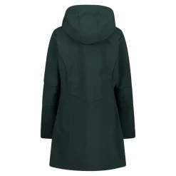 Lange Damenjacke aus Softshell