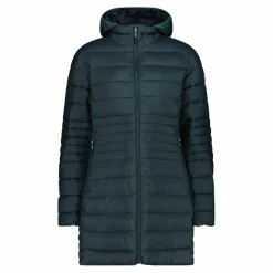 Lange Daunenjacke Sorona® Aura Melange für Damen
