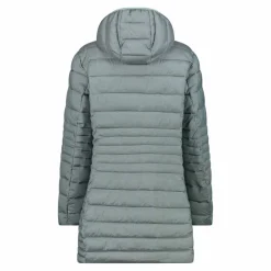 Lange Daunenjacke Sorona® Aura Melange für Damen