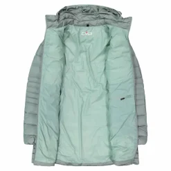 Lange Daunenjacke Sorona® Aura Melange für Damen