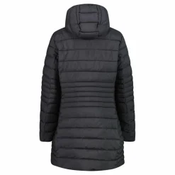 Lange Daunenjacke Sorona® Aura Melange für Damen