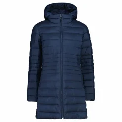 Lange Daunenjacke Sorona® Aura Melange für Damen