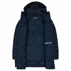 Lange Daunenjacke Sorona® Aura Melange für Damen