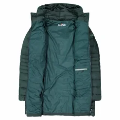 Lange Daunenjacke Sorona® Aura Melange für Damen