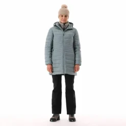 Lange Daunenjacke Sorona® Aura Melange für Damen