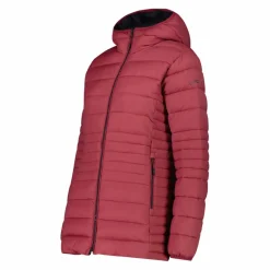 Lange einfarbige Daunenjacke Sorona® Aura für Damen