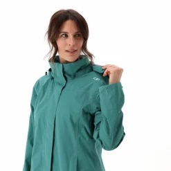 Lange, wasserdichte Damenjacke aus Ripstop