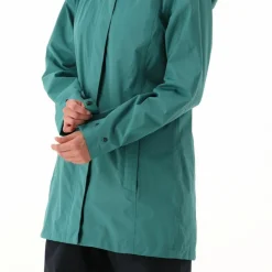 Lange, wasserdichte Damenjacke aus Ripstop