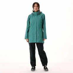 Lange, wasserdichte Damenjacke aus Ripstop