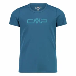 Mädchen Basic-T-Shirt mit Rundausschnitt