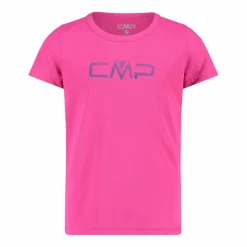 Mädchen Basic-T-Shirt mit Rundausschnitt