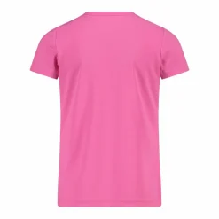 Mädchen Basic-T-Shirt mit Rundausschnitt