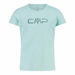 Mädchen Basic-T-Shirt mit Rundausschnitt