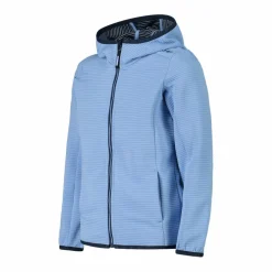 Mädchen Fleece mit durchgehendem Reißverschluss und Kapuze