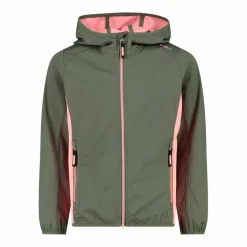 Mädchen Jacke aus leichtem Softshell, mit Fix Hood